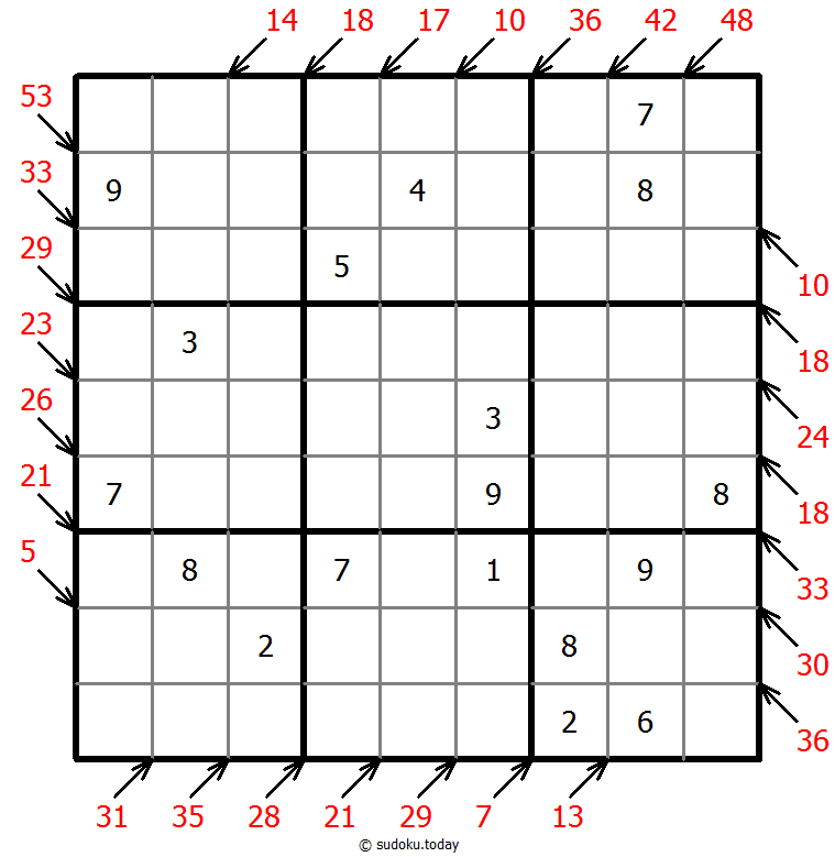 Little killer sudoku