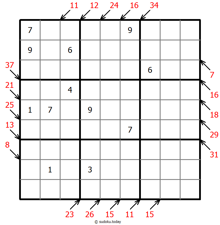 Little killer sudoku