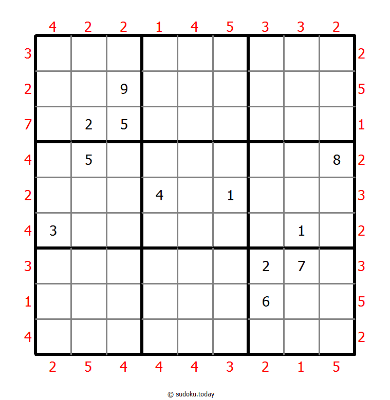 Skyscrapers Sudoku