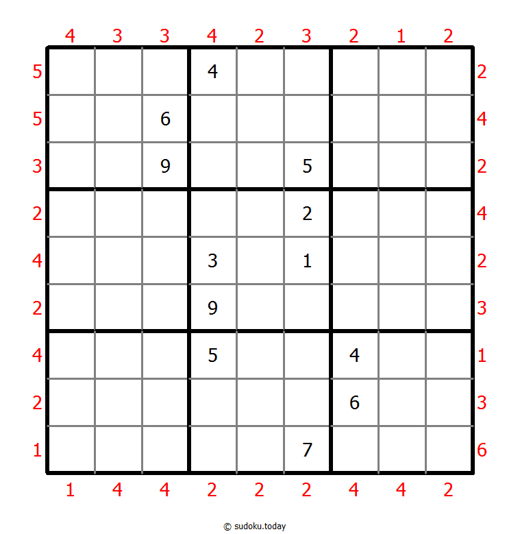 Skyscrapers Sudoku