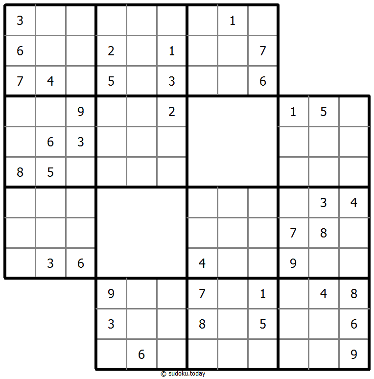 Staircase Sudoku 11-May-2025