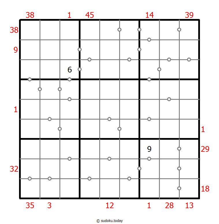 Hybrid Sudoku ( X Sums + Consecutive )