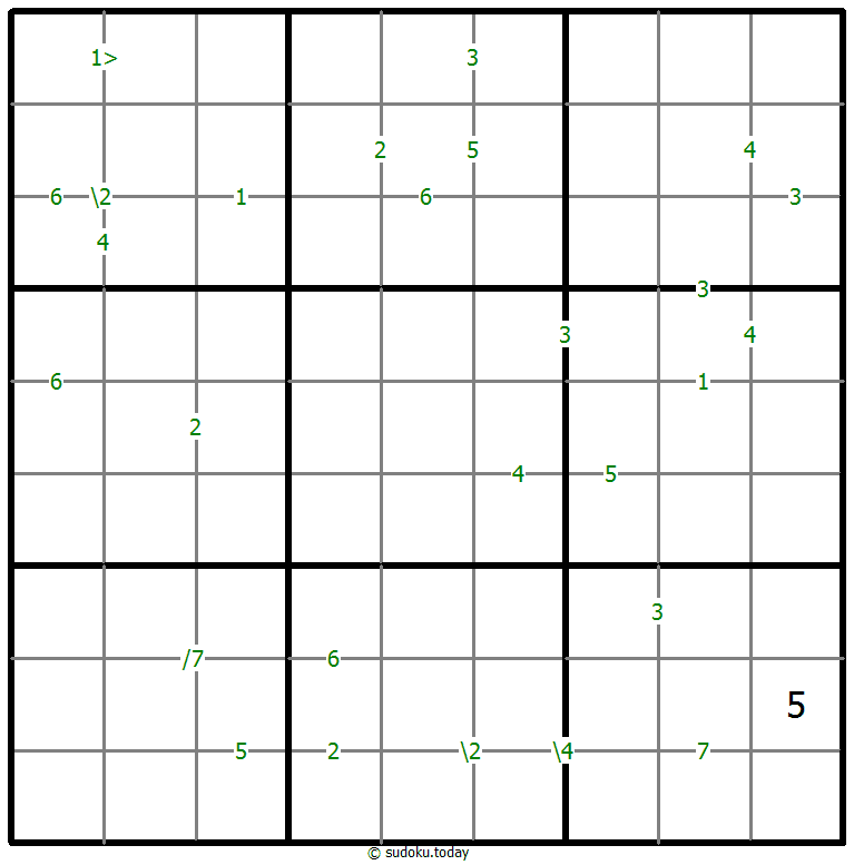 Differences Sudoku