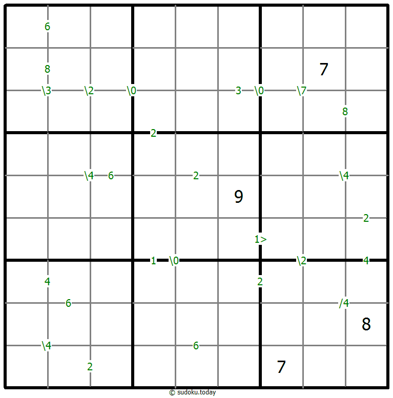 Differences Sudoku