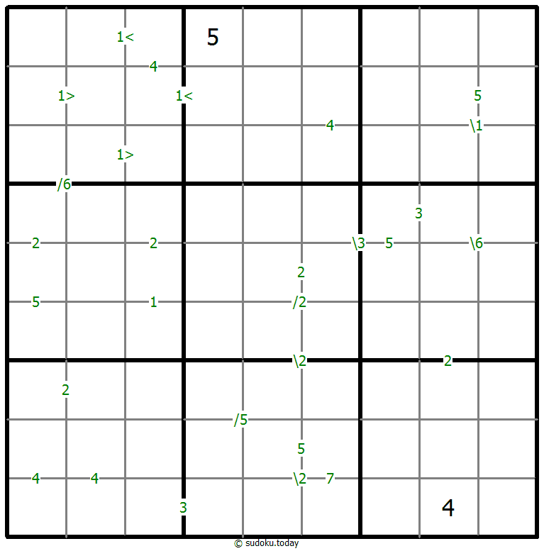 Differences Sudoku 27-December-2020