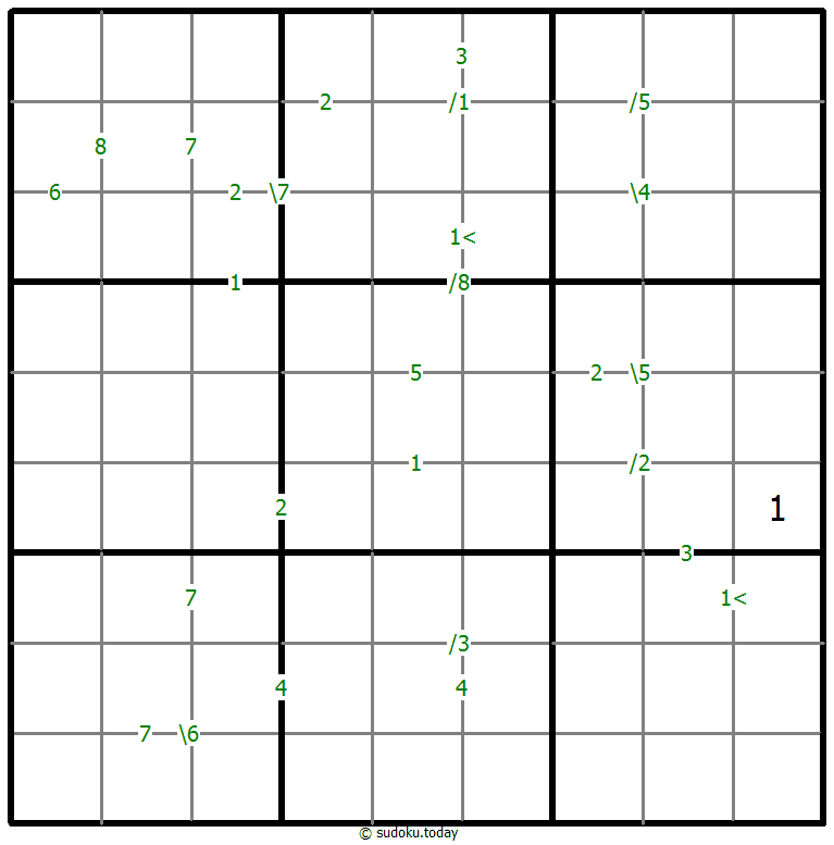 Differences Sudoku 24-December-2020