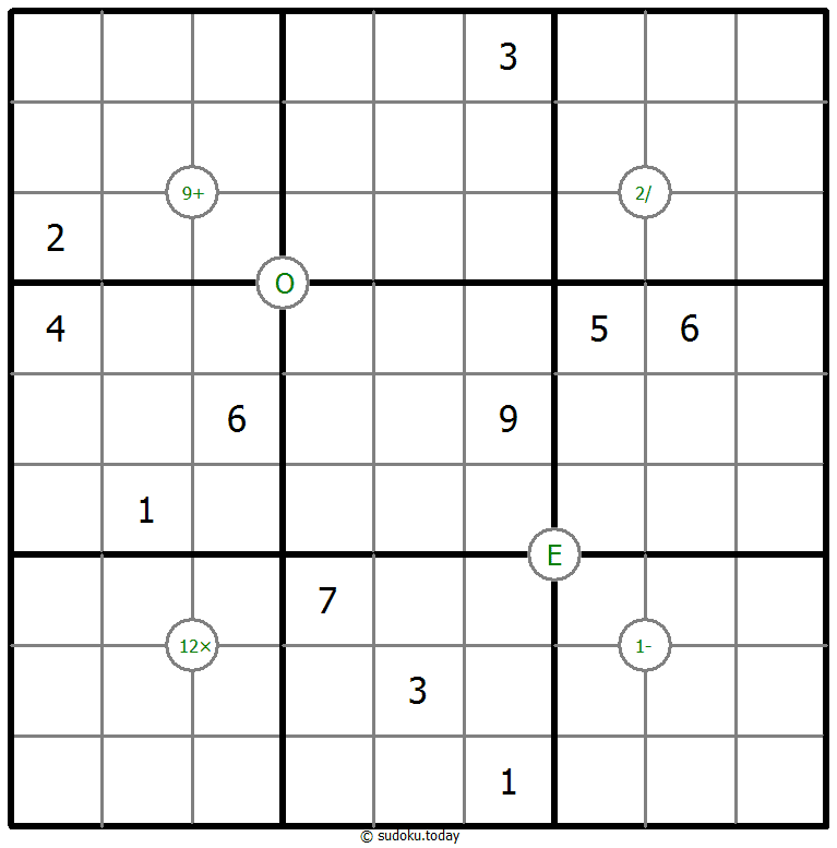 Mathrax Sudoku 5-November-2020