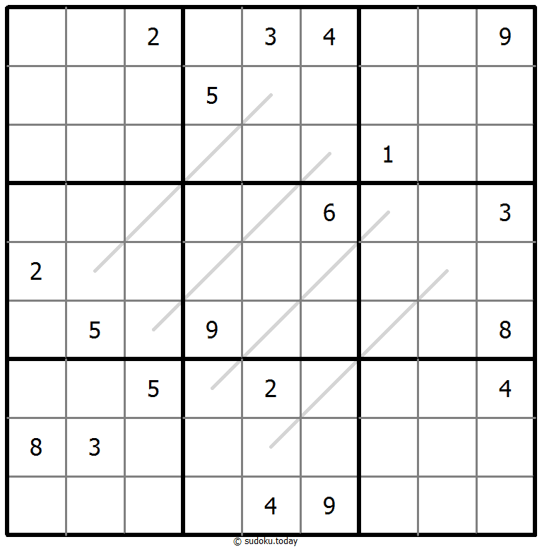 Parity Lines Sudoku