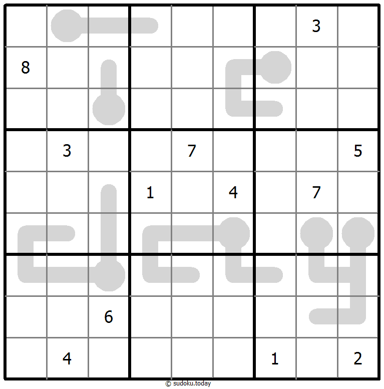 Thermo Sudoku 6-June-2025