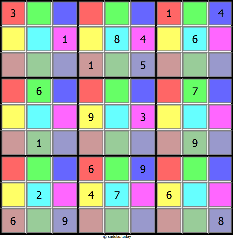 Color Sudoku 24-August-2025