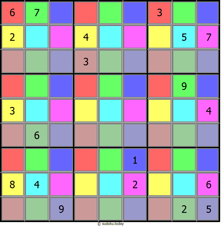 Color Sudoku 1-September-2020