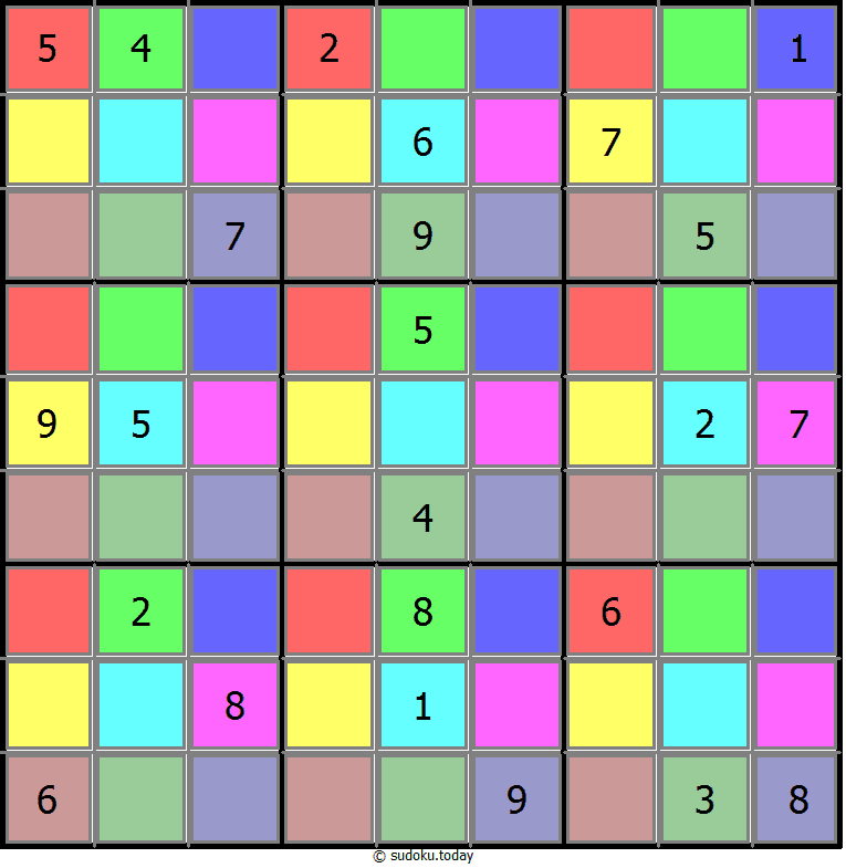 Color Sudoku 2-September-2020