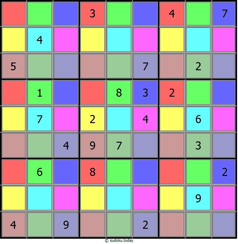 Color Sudoku 1-October-2020