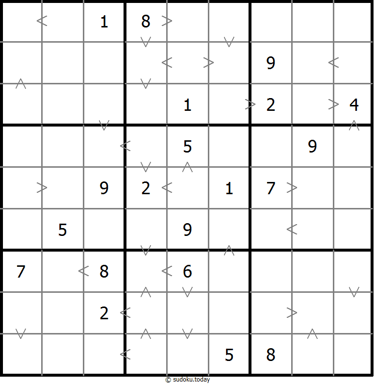 Greater Than Sudoku