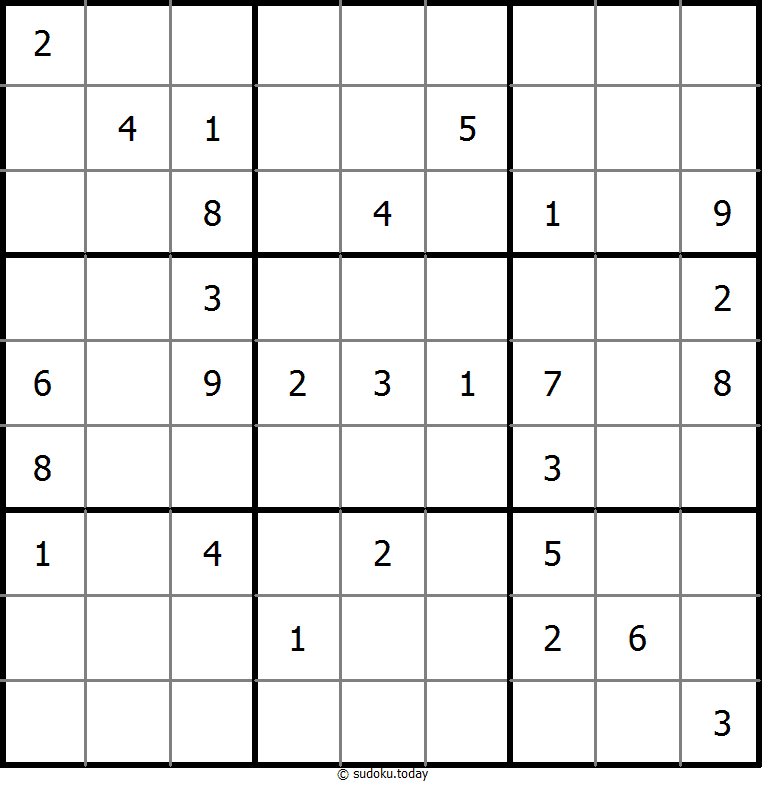 No Touch Sudoku