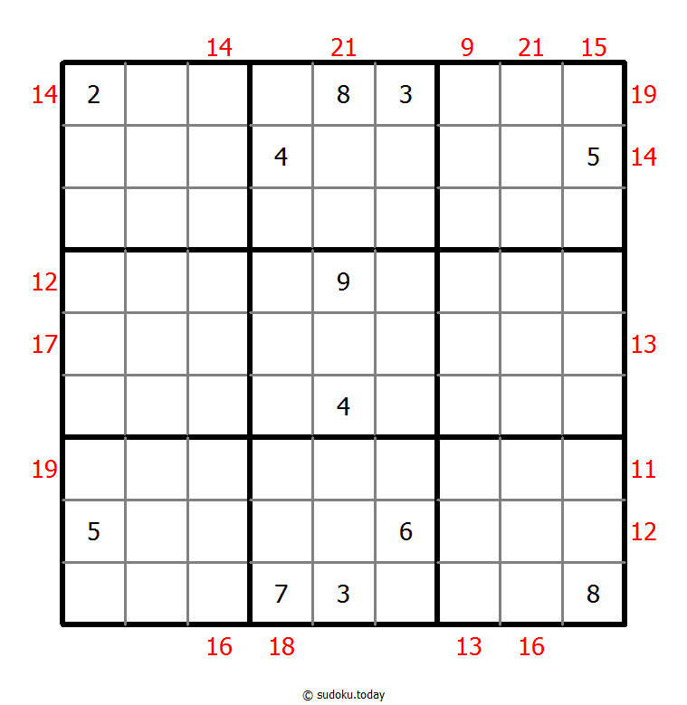 Sum Frame Sudoku