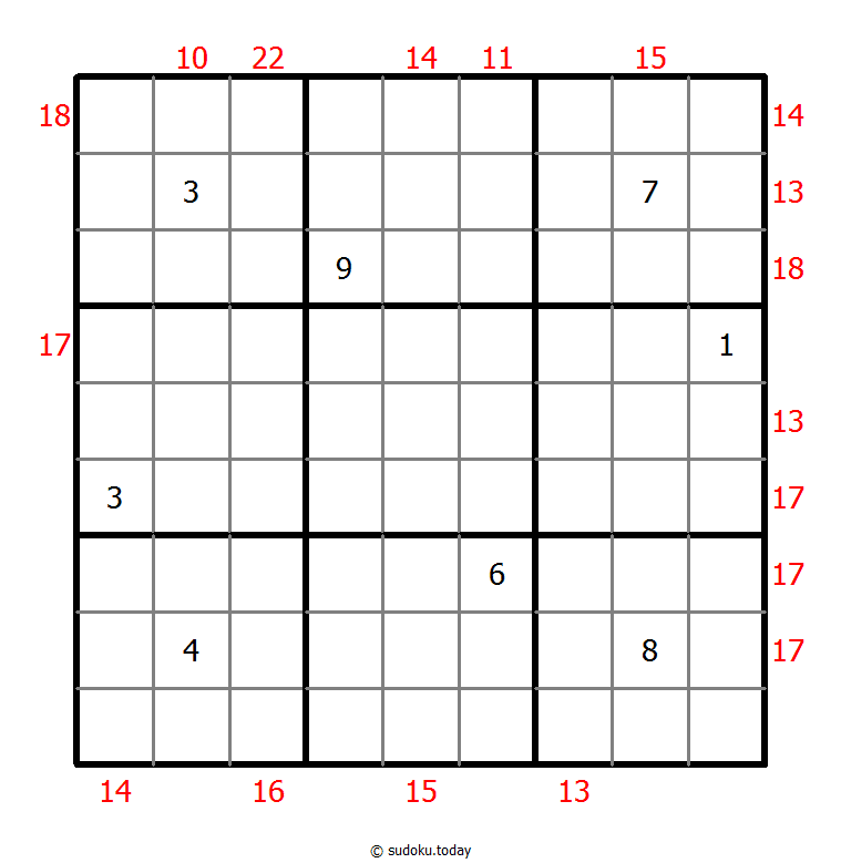 Sum Frame Sudoku 7-September-2021