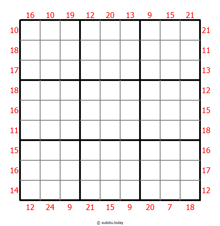 Sum Frame Sudoku