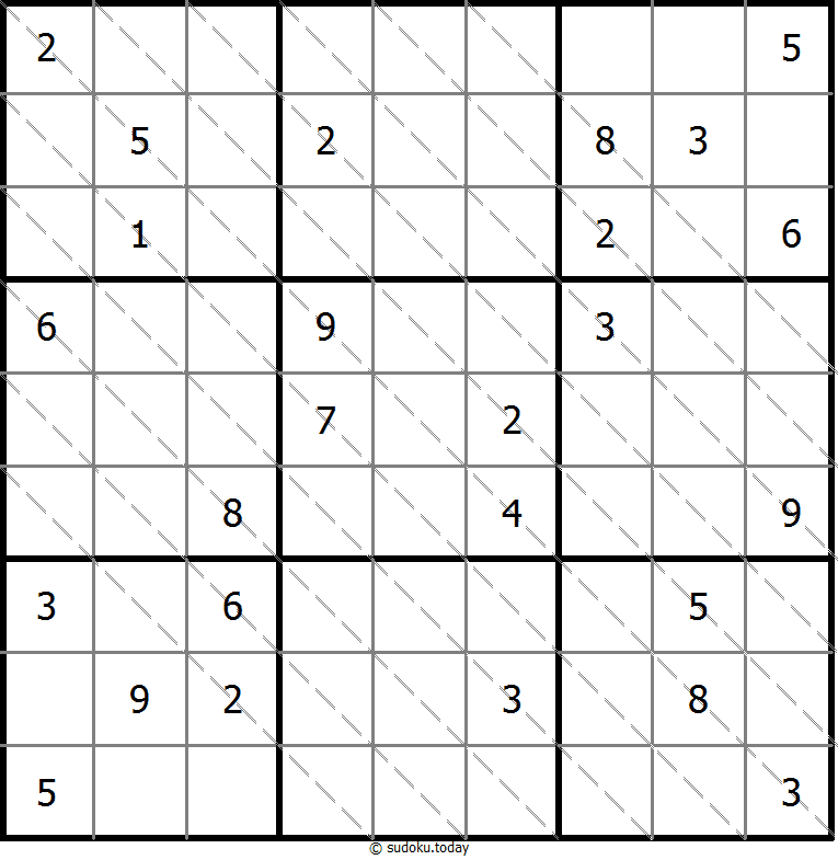 Multi Diagonal Sudoku 2-September-2020