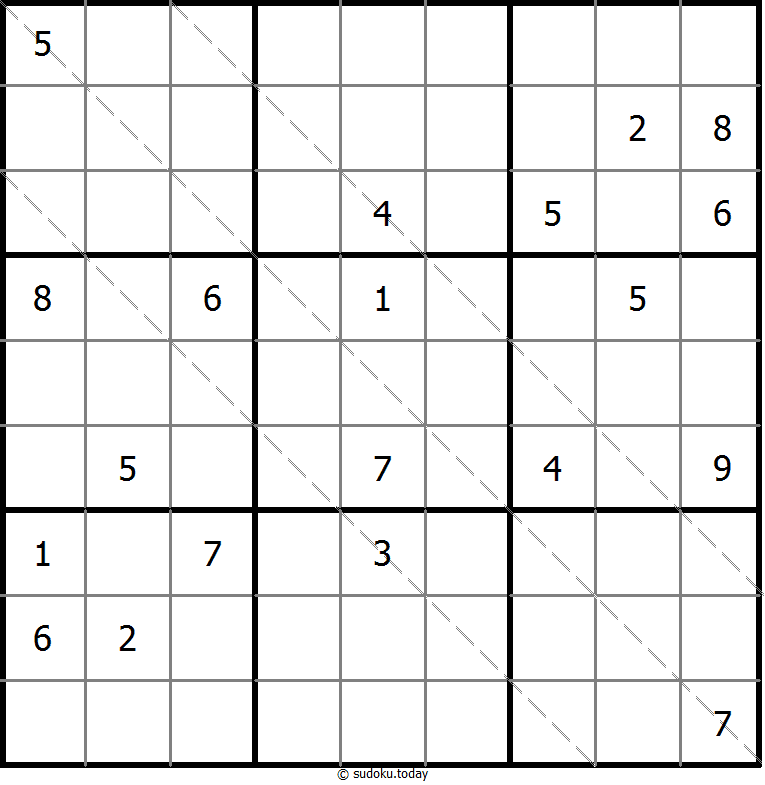 Multi Diagonal Sudoku