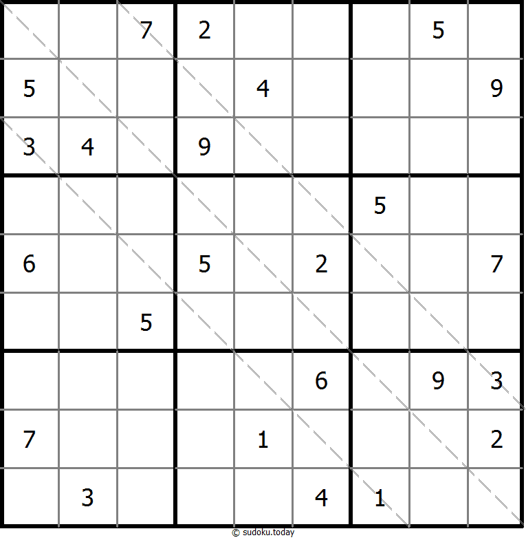 Multi Diagonal Sudoku