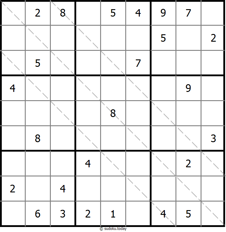 Multi Diagonal Sudoku 14-August-2020