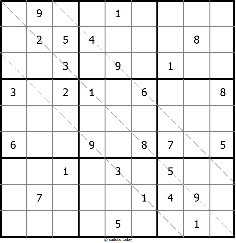 Multi Diagonal Sudoku