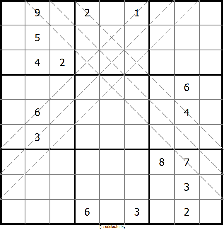 Multi Diagonal Sudoku 8-May-2025