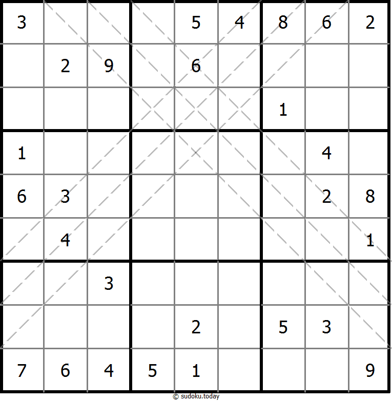 Multi Diagonal Sudoku